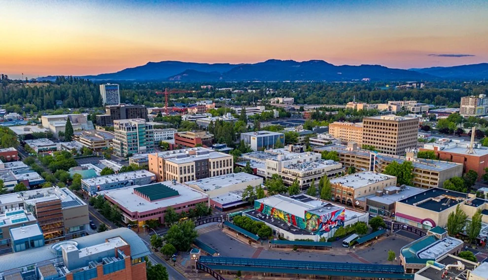 Downtown Eugene.