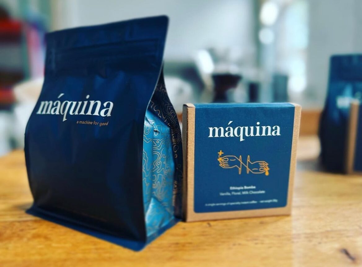 @maquinacoffeeroasters is now in its sixth year, and we love the new branding and packaging because of the meaning behind it. ☕️

&ldquo;Our new bag makes it clear that what is inside reflects hard work, multi-generational knowledge, and magic. The s