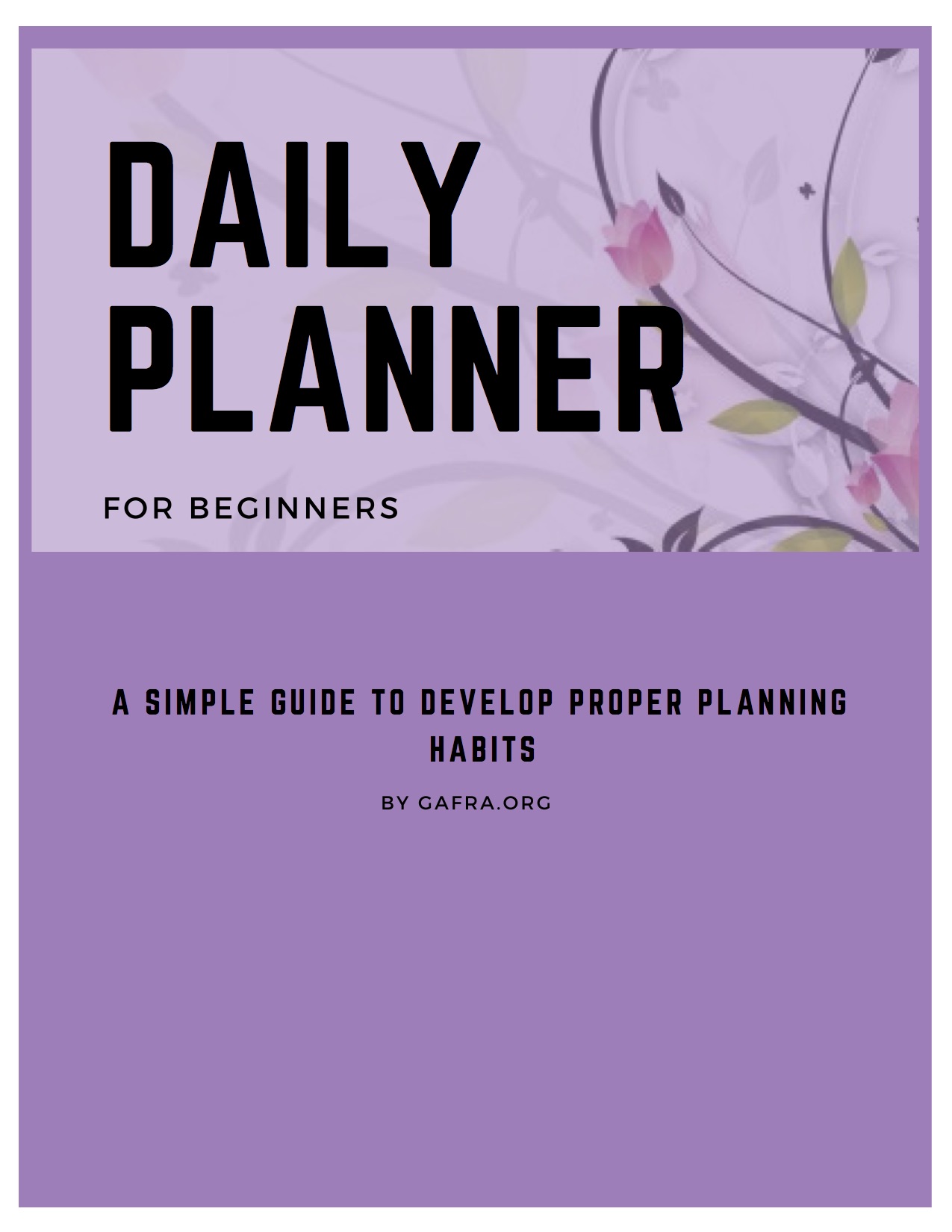 FREE - Daily Planner - Beginners