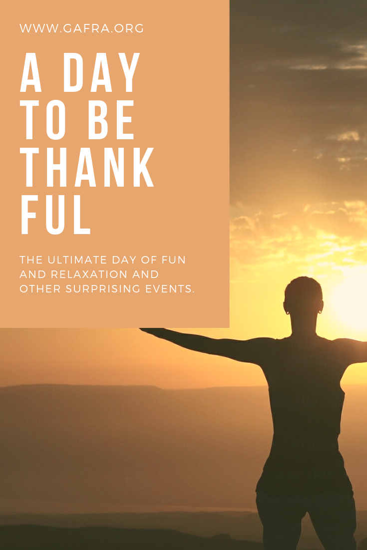 A Day To Be Thankful.