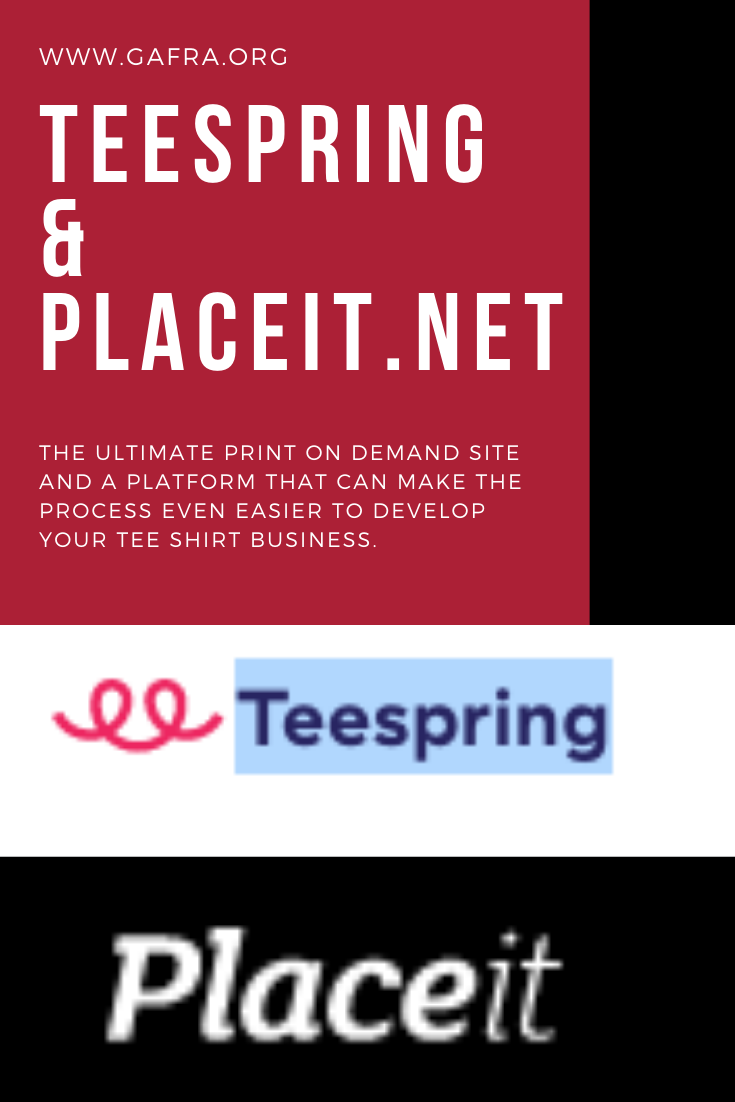 Teespring &amp; Placeit.net