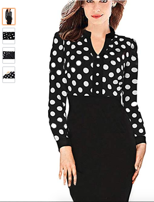 womens pka dot office dress review @ gafra.org
