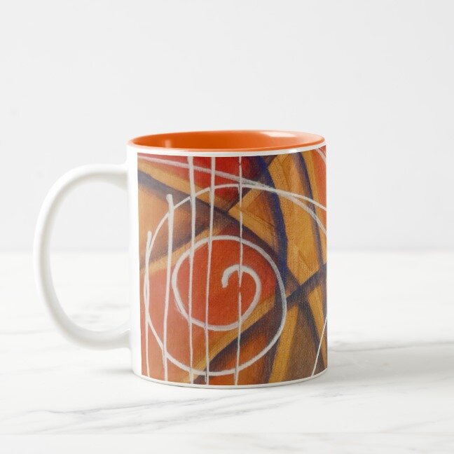 Crossed Music Orange Coffee Mug.jpg