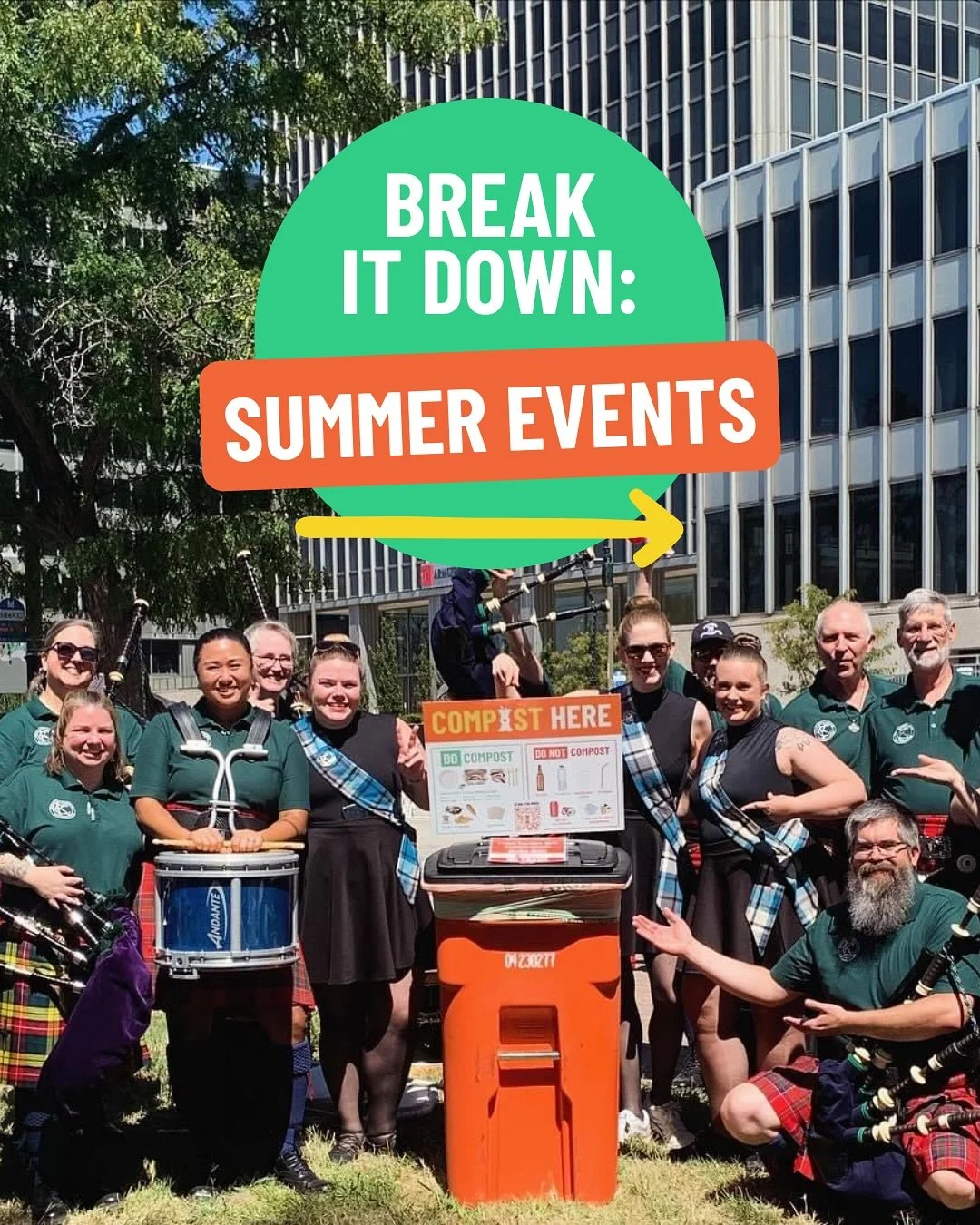 Let&rsquo;s talk events! ☀️ 

By teaming up with event organizers of all sizes, we&rsquo;re able to create sustainable practices AND have some fun!

Congrats to our partners who diverted over 4000 lbs this summer! 🤩🎉 

@cityofprairievillage Jazz Fe
