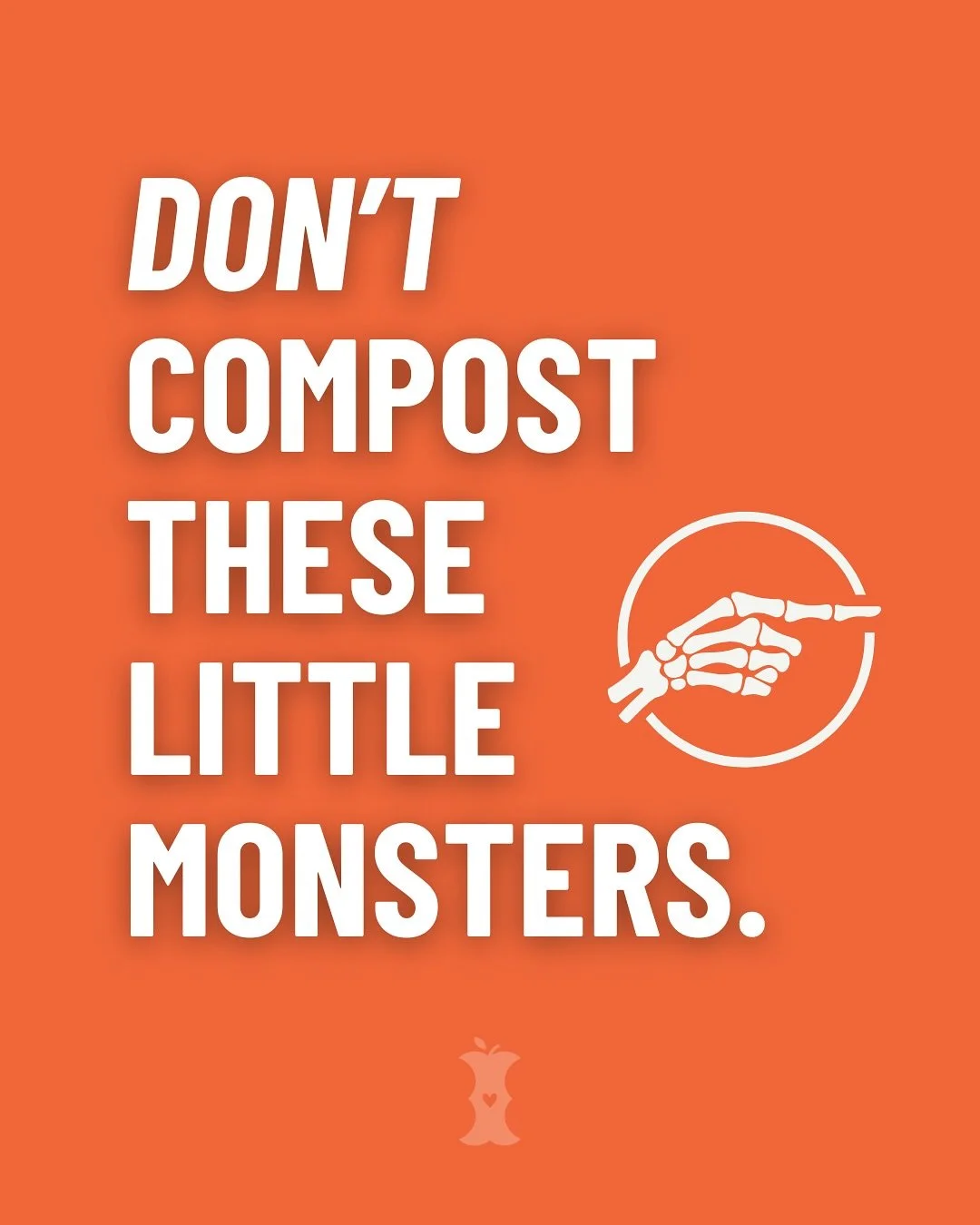 👾 Toss these little monsters!

Some of these leech chemicals, some of them spread microplastics, and some just plain won&rsquo;t break down!

Don&rsquo;t forget to keep these little guys out of your compost can: 

👾 Plastic Tabs
👾 Twist Ties
👾 Pr
