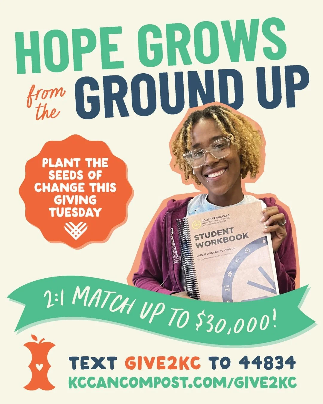 Kansas City, we&rsquo;re starting our #GivingTuesday countdown and this year, your impact is TRIPLED! Every dollar is matched 2:1 up to $30,000 thanks to a generous donor.

Every day we see how hope truly grows from the ground up&hellip; from seeds p