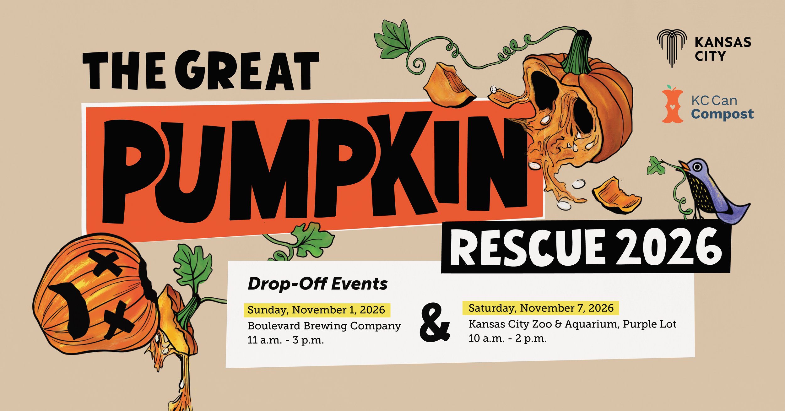 Don’t Trash Your Jack-o’-Lantern: Your Guide to The Great Pumpkin Rescue 2026