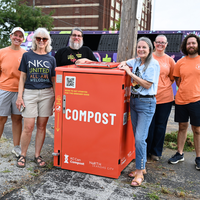 NKC leadership with KC Can Compost Crew