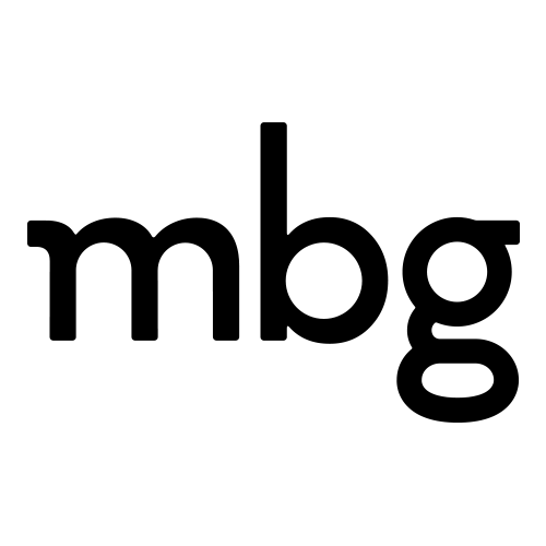 mbg logo - client of Jill Wichner