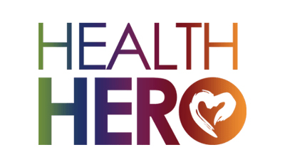 Health Hero Logo - client of Jill Wichner