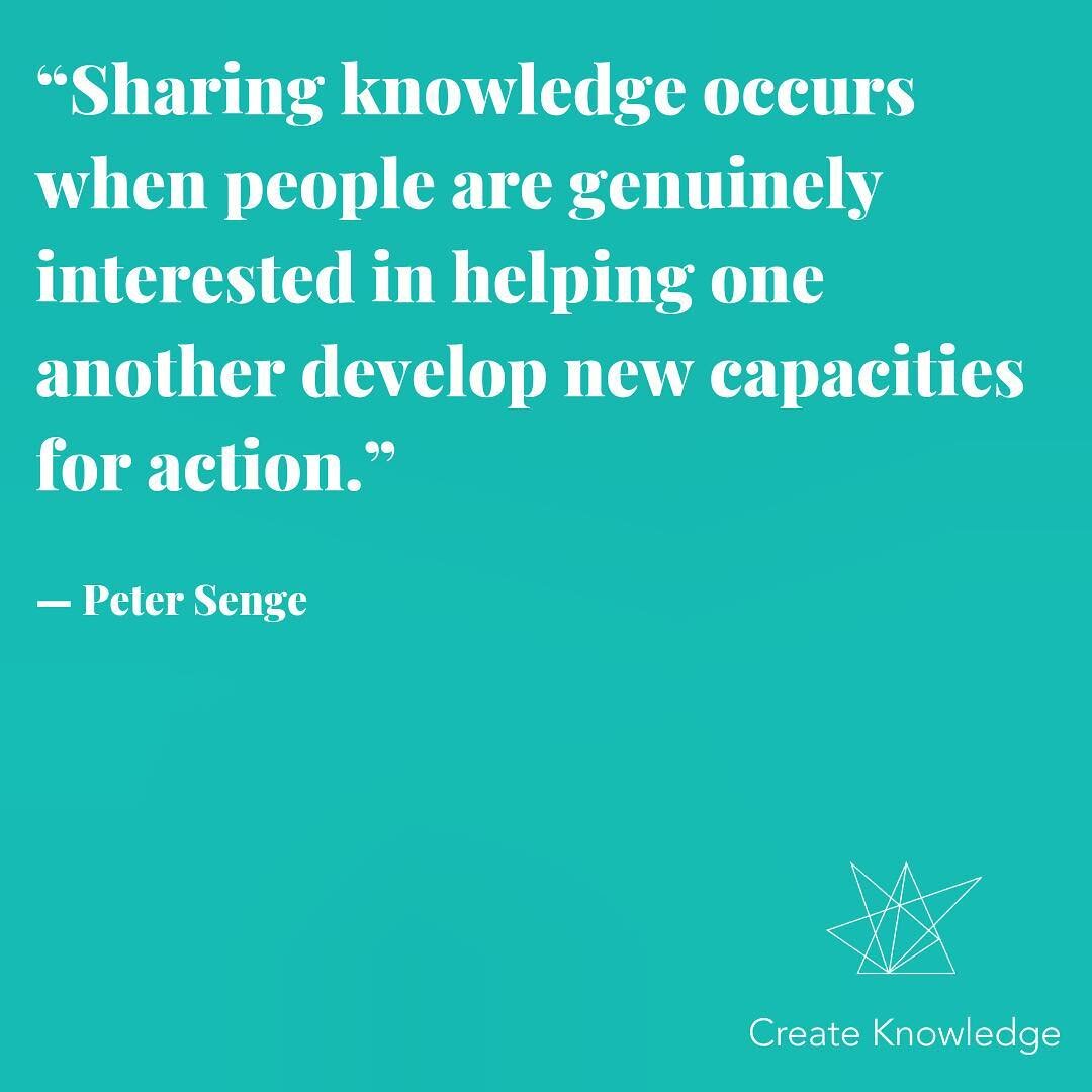 #collaboration #collectivelearning #knowledge #createknowledge #petersenge