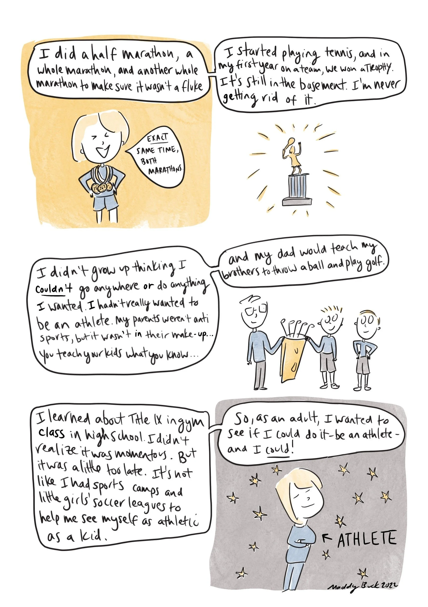 Title IX and Thinking of Yourself as An Athlete