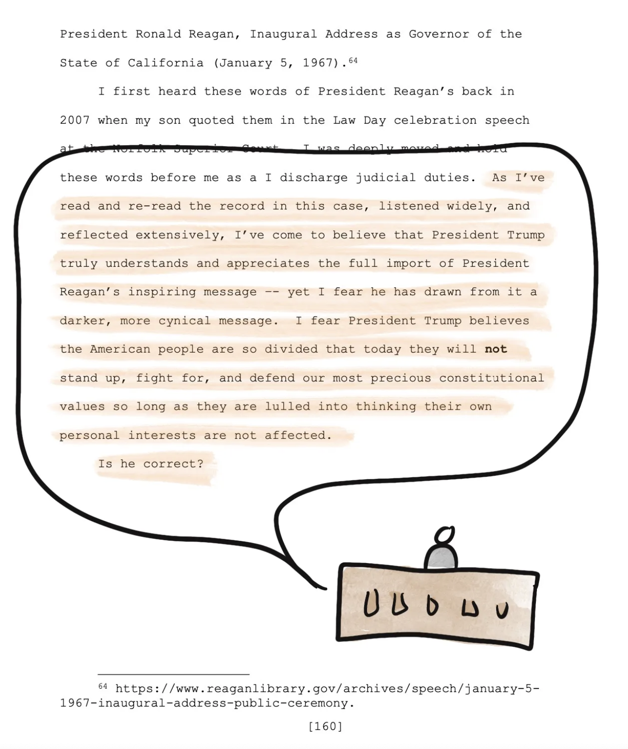District of Massachusetts opinion quoting Ronald Regan