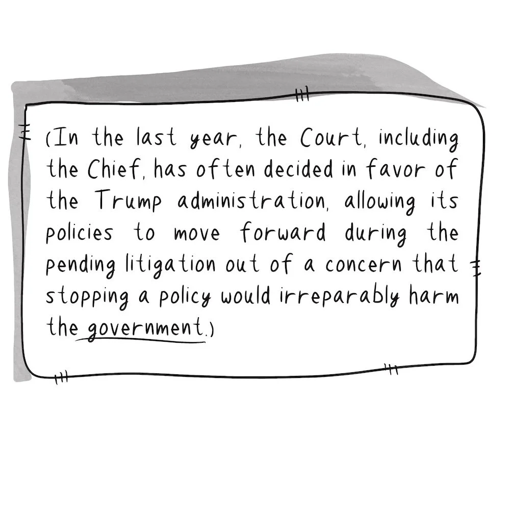 Drawing of the text in a box. Shaded around the box.