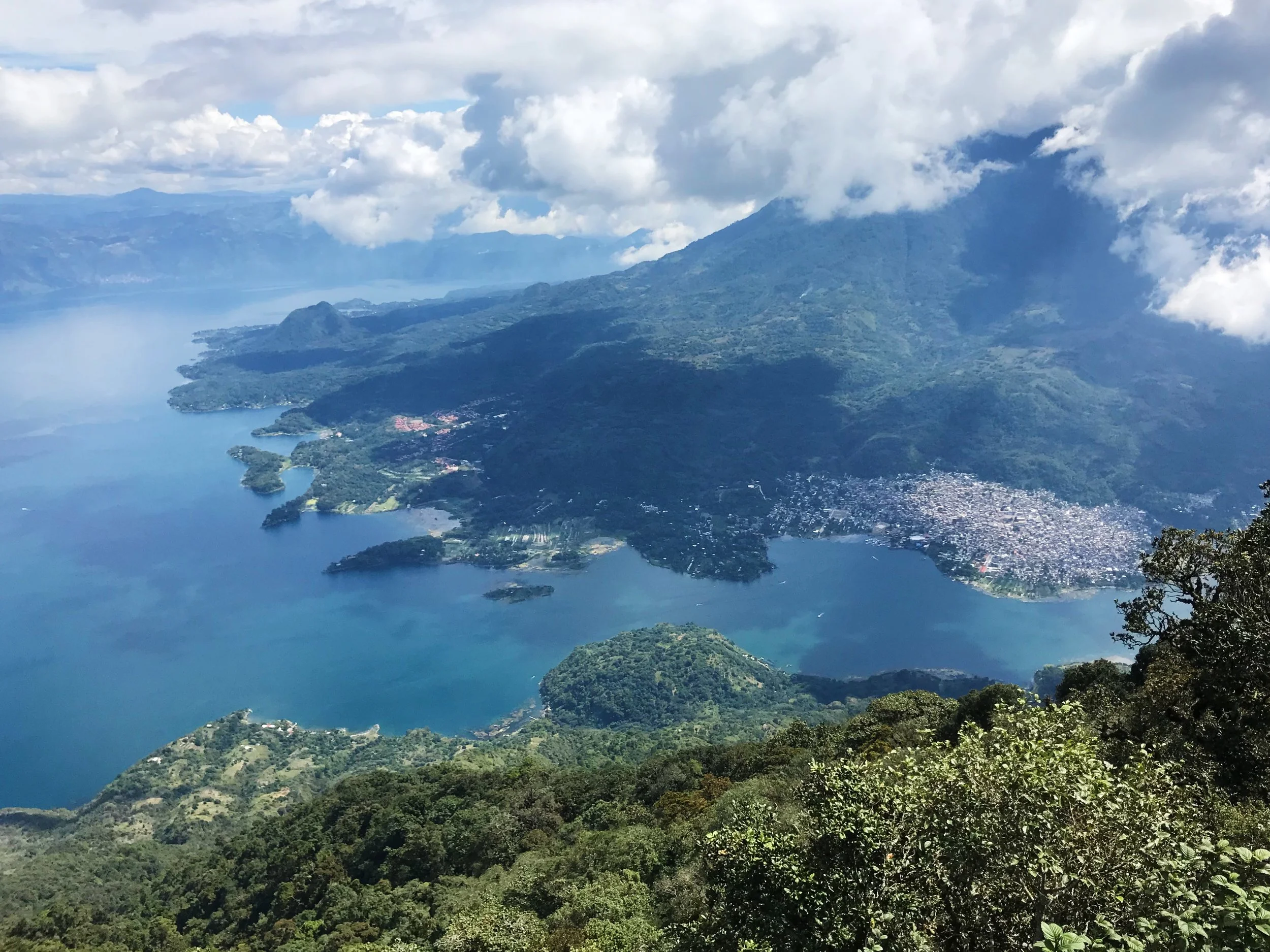 Santiago from the summit of Volcan San Pedro