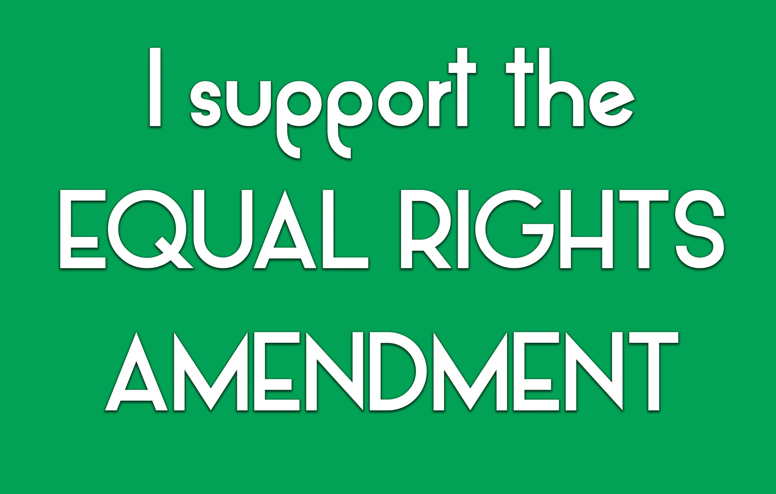 ERA Poster - I Support the ERA - Style 2