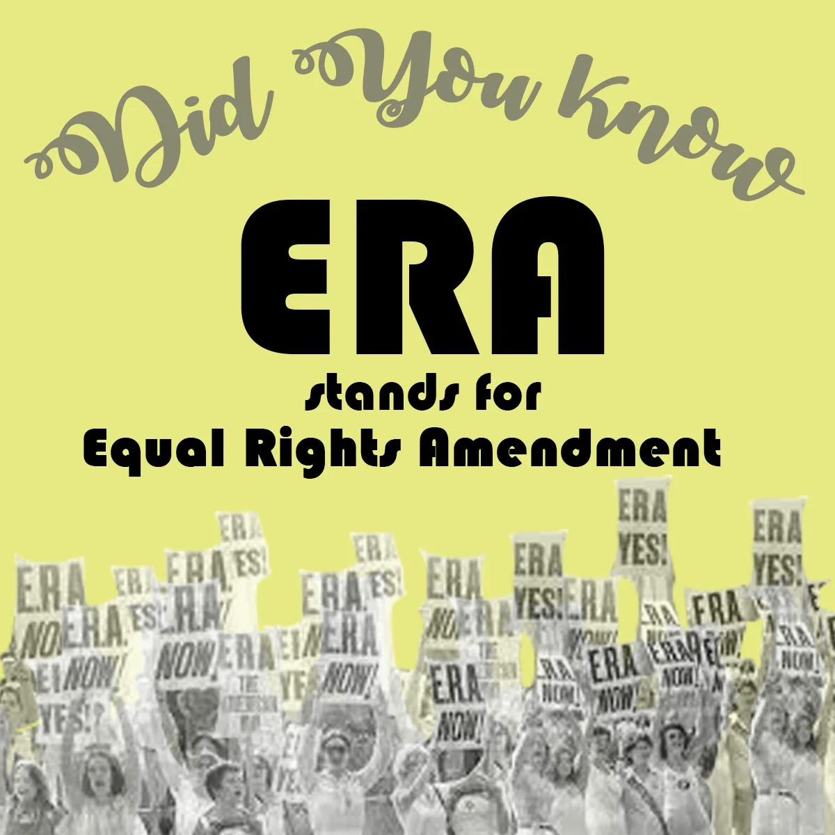 ERA Social Media Post - ERA Stands For