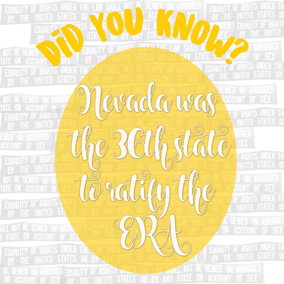 ERA Social Media Post - Nevada 36th State