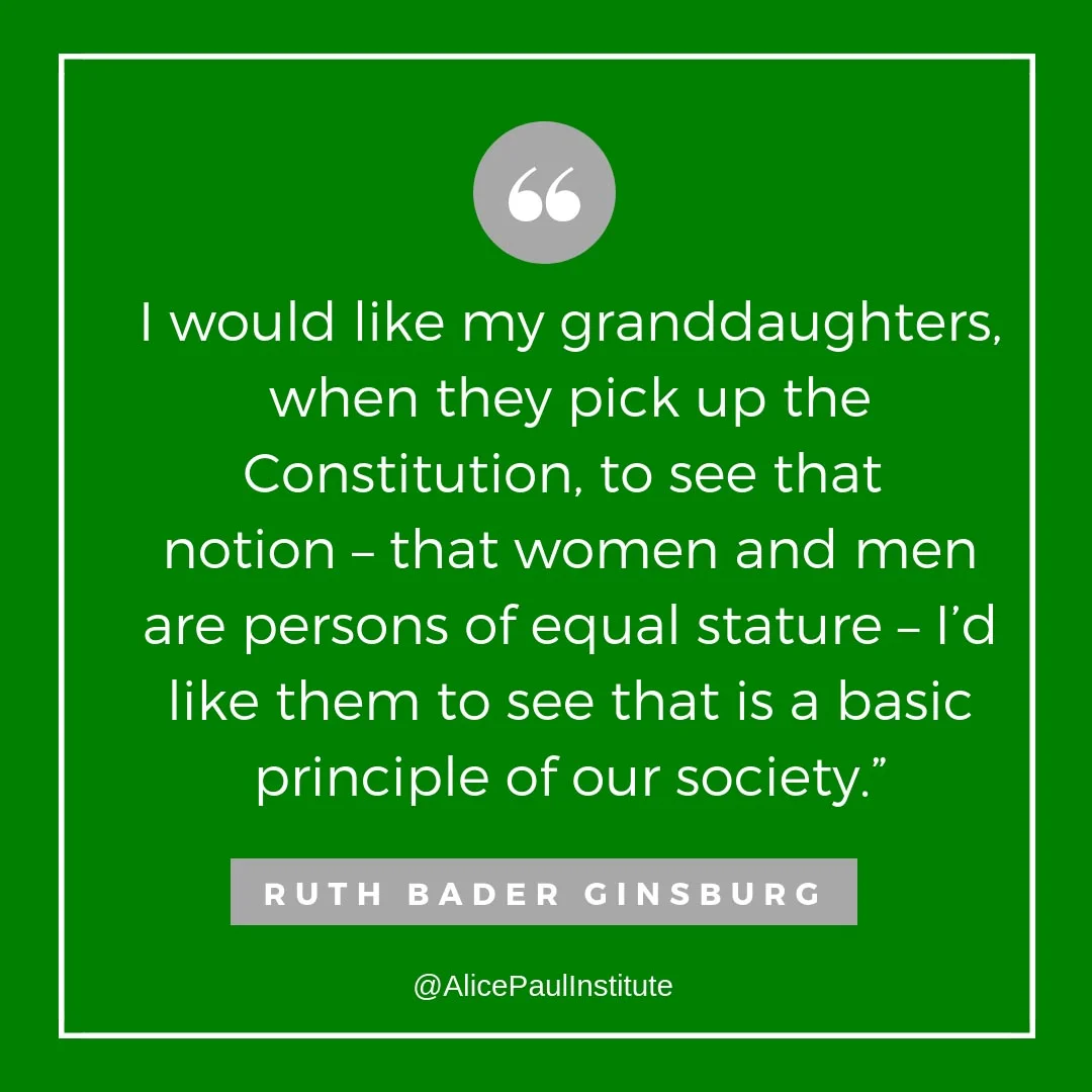 ERA Social Media Post - Quote - Ruth Bader Ginsberg