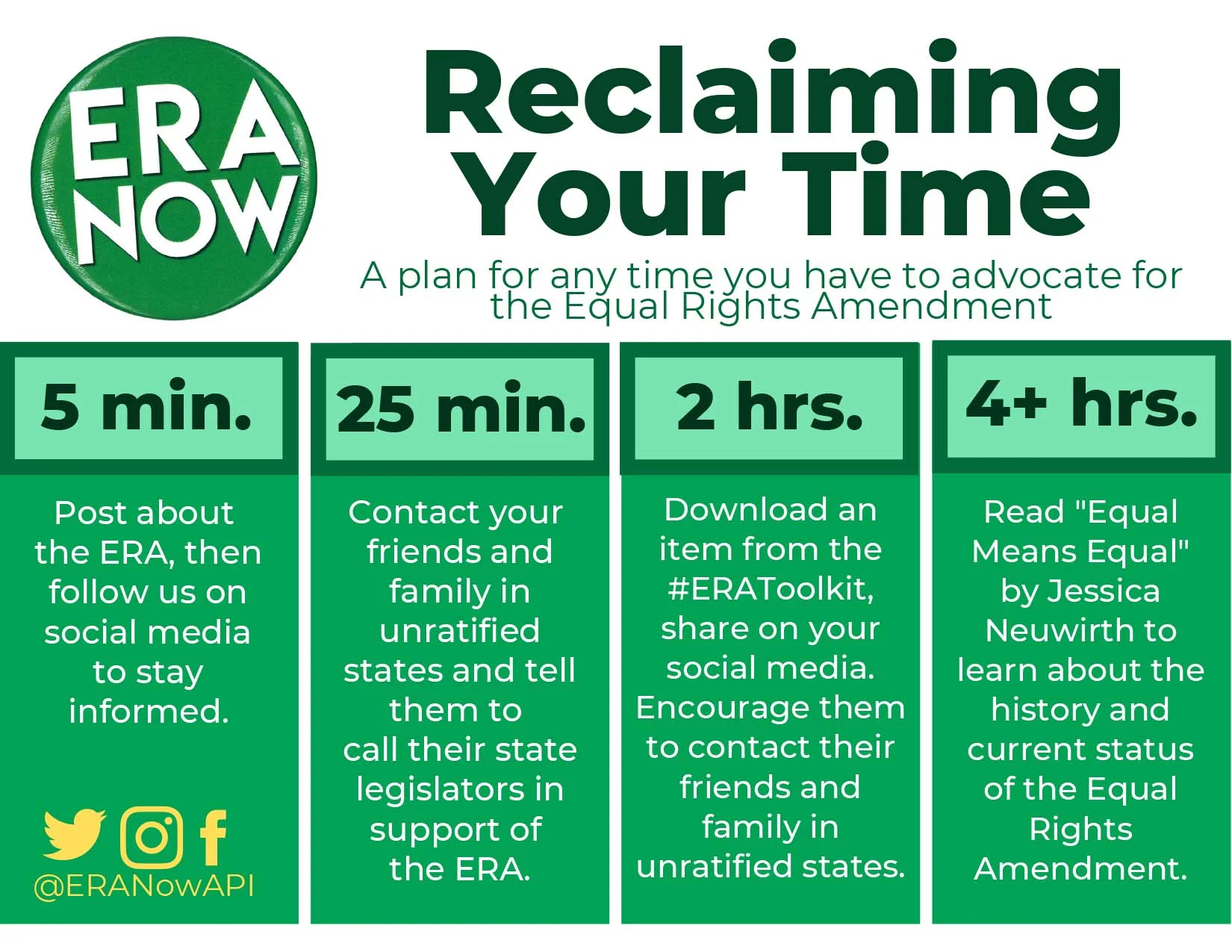 ERA Postcard - Reclaiming Your Time