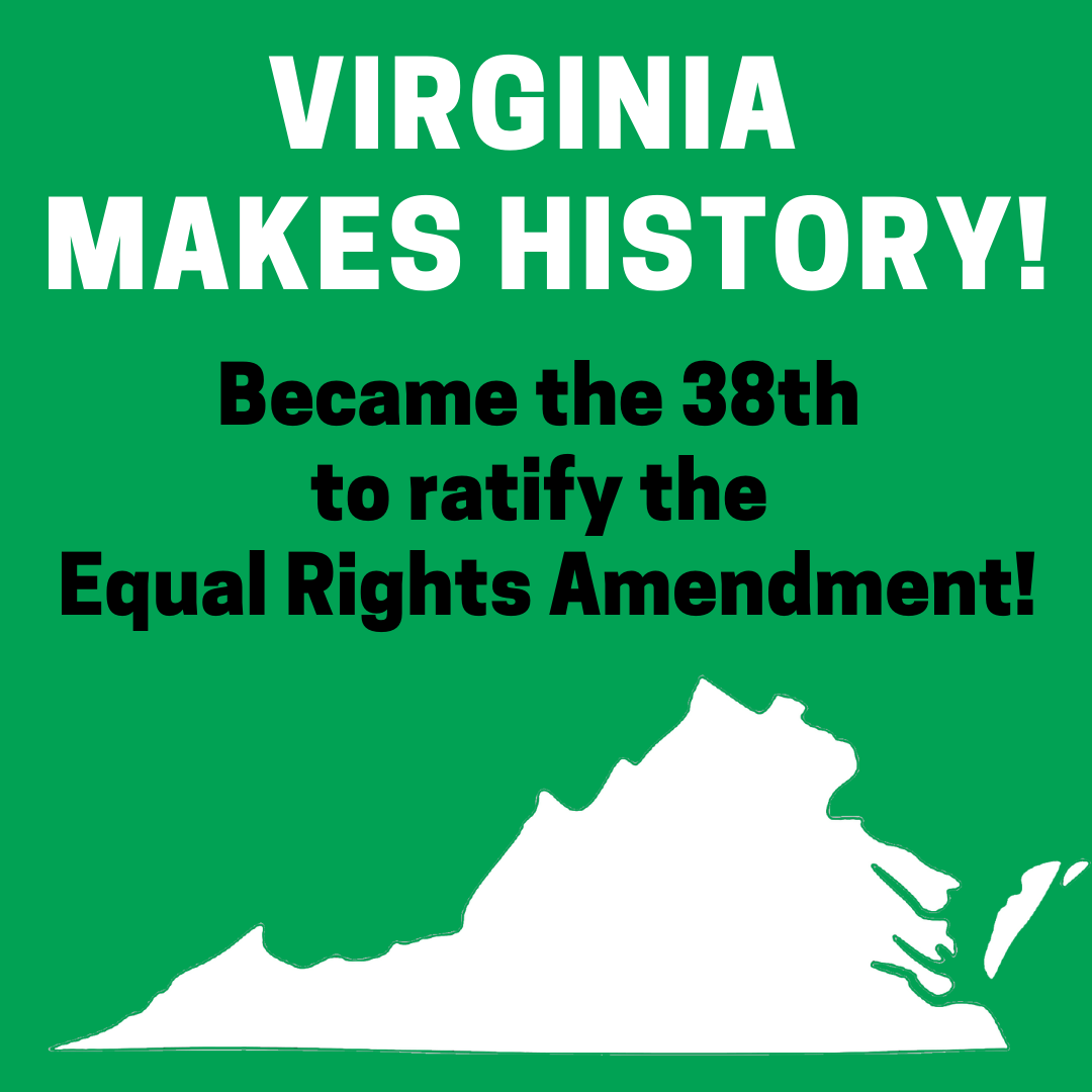 ERA Social Media Post - Virginia Makes History