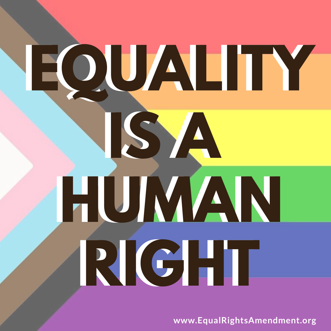 ERA Social Media Post - Equality Is A Human Right - GLBTQI