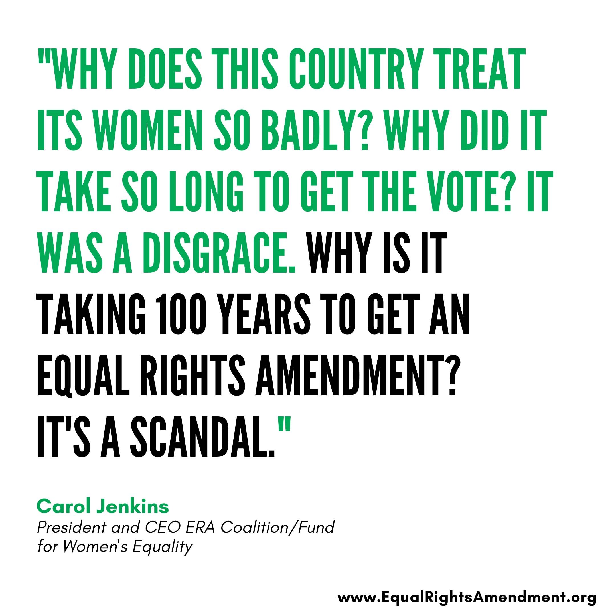Social - Carol Jenkins — Equal Rights Amendment