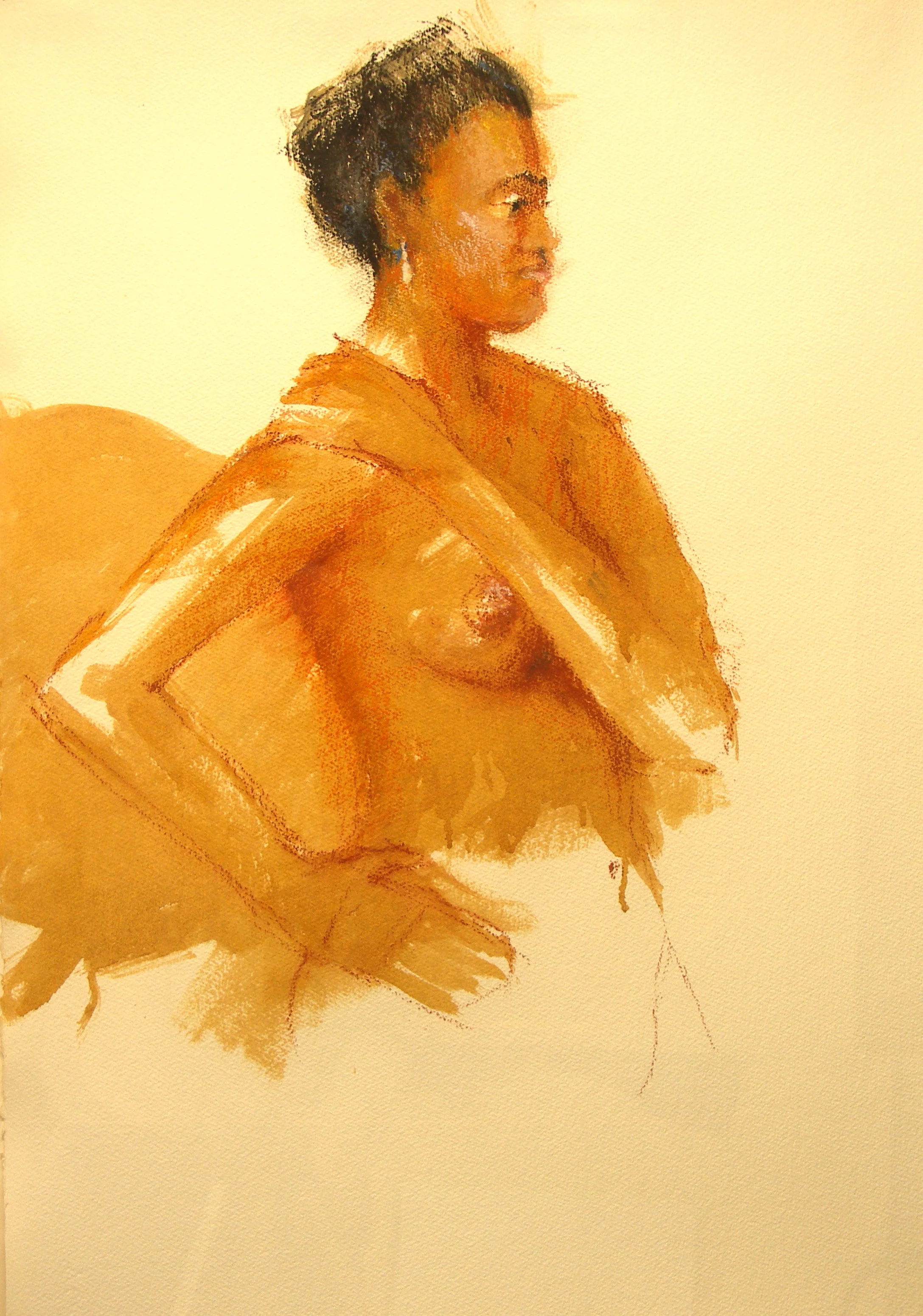Rosalind Moret Oil on paper 24" x 32"