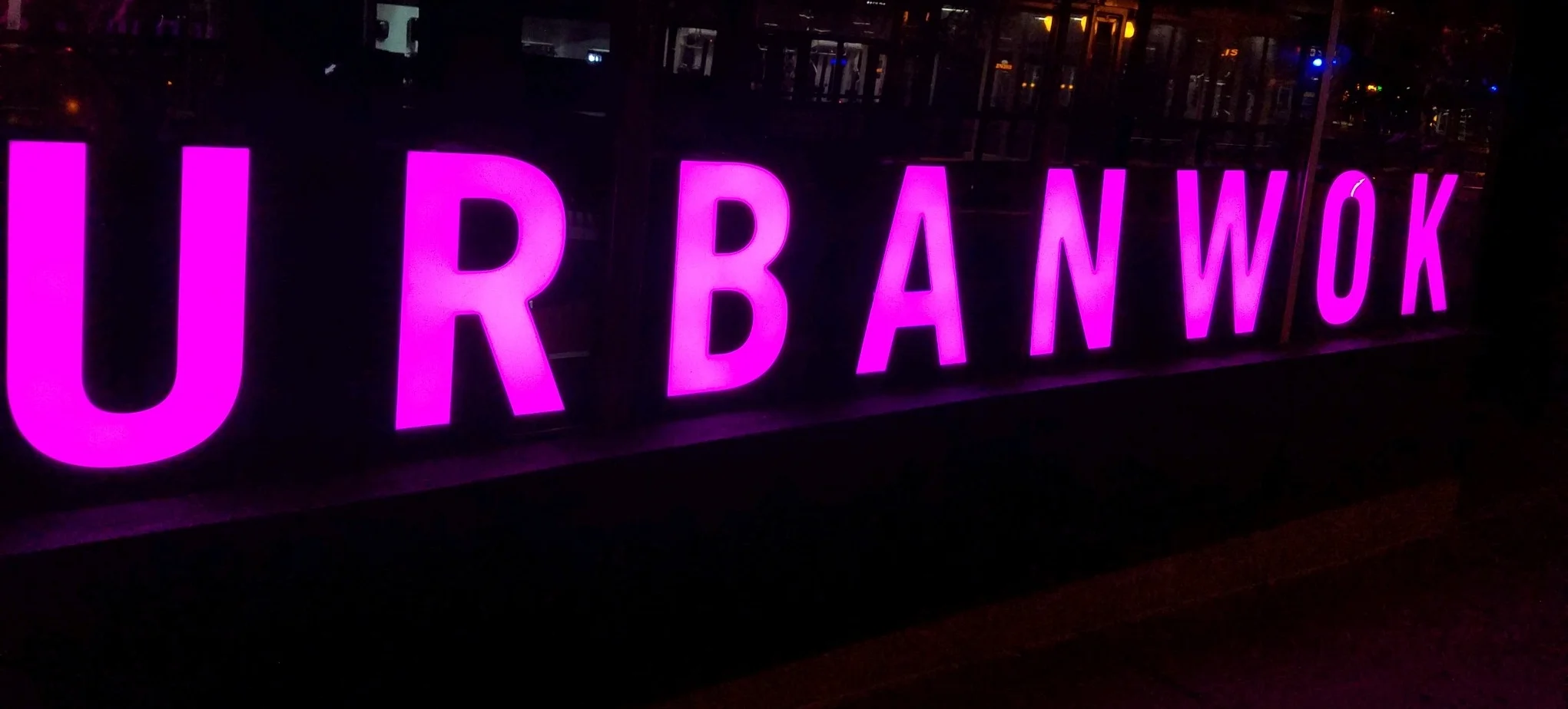 Urban Wok Lowertown Neon Sign