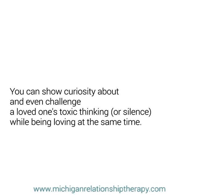 If done mindfully, it IS loving. &bull;

Here I'm talking about starting at the level of the family in addressing systemic racism, but this obviously applies to all difficult conversations. HEALTHY BOUNDARIES include showing up honestly and honoring 