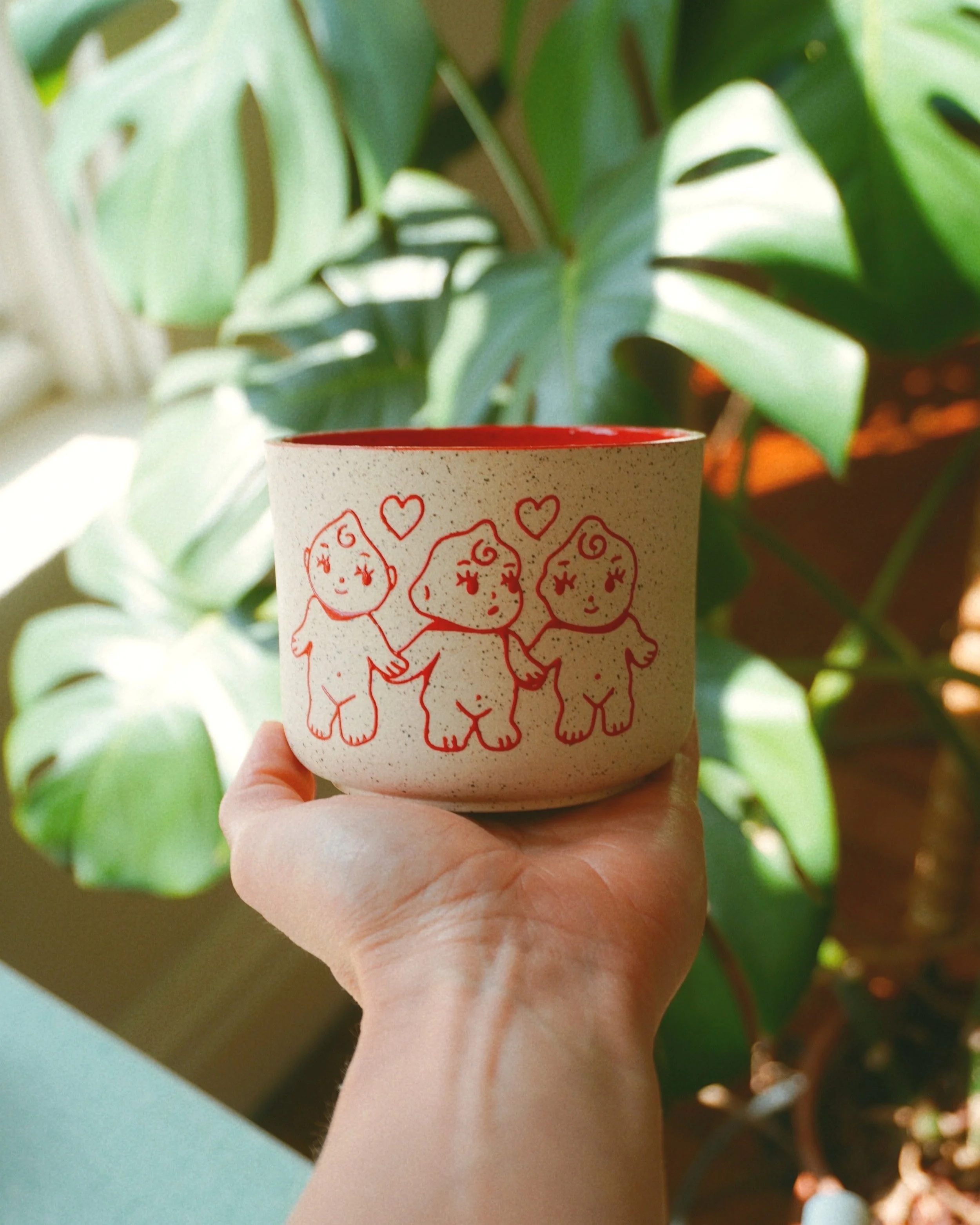 three kewpie babies ceramic cup *PRE-ORDER*