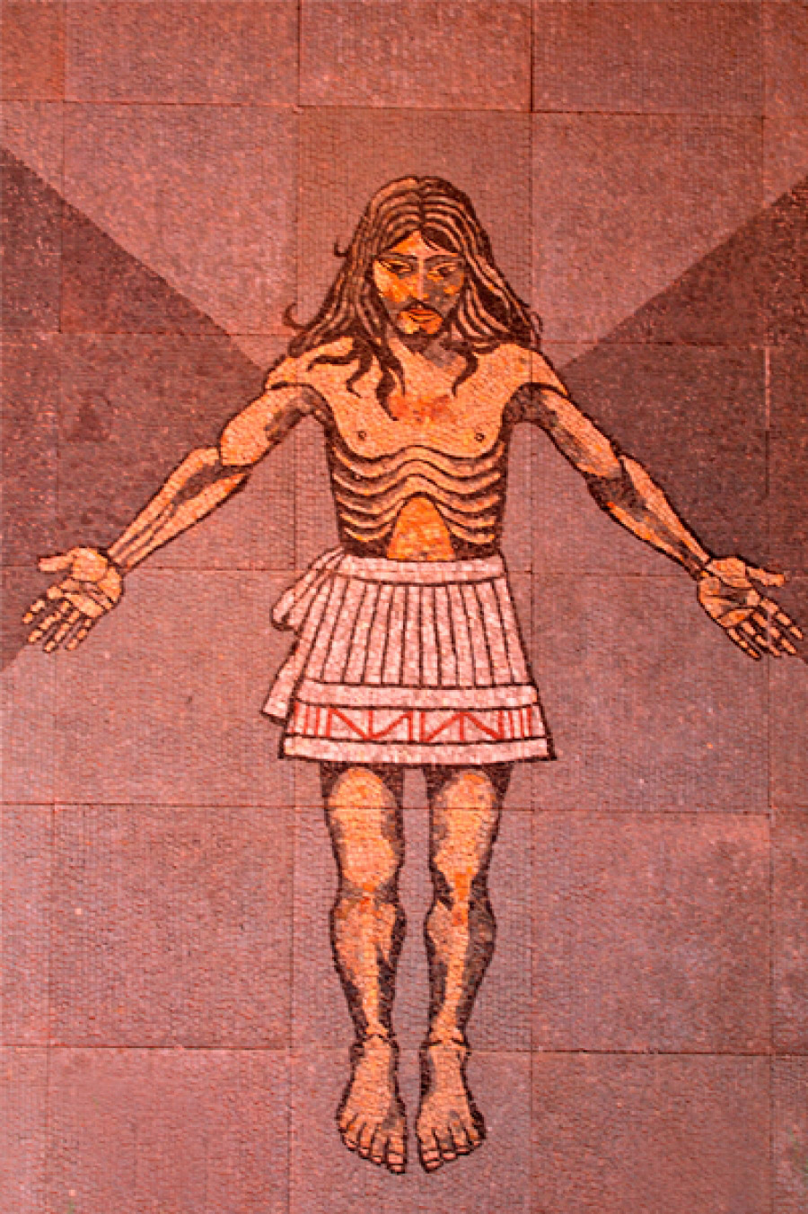 "Cristo Redentor" . Copia de Mural de Riobamba