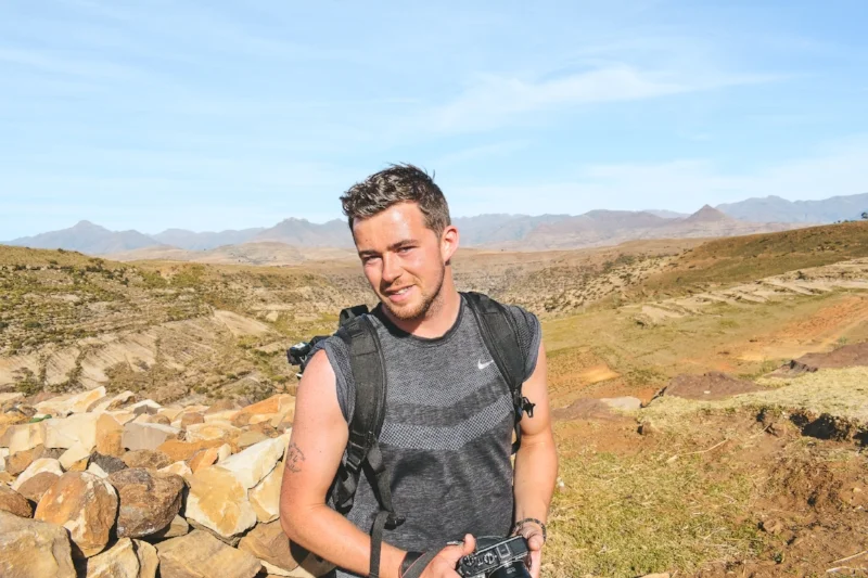 The hike to the Bushman’s paintings was a tough one!