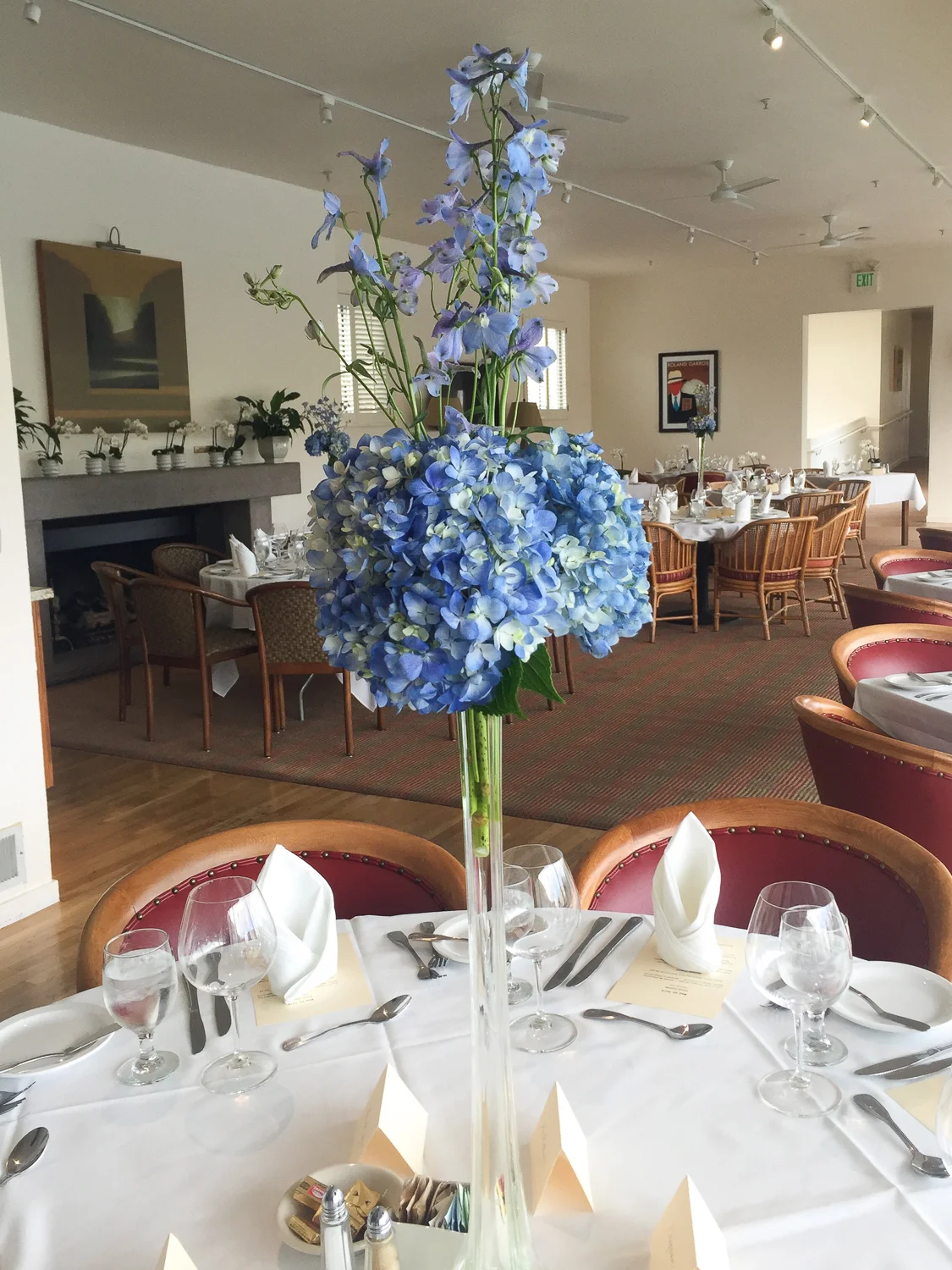 Hydrangea Table Arrangement