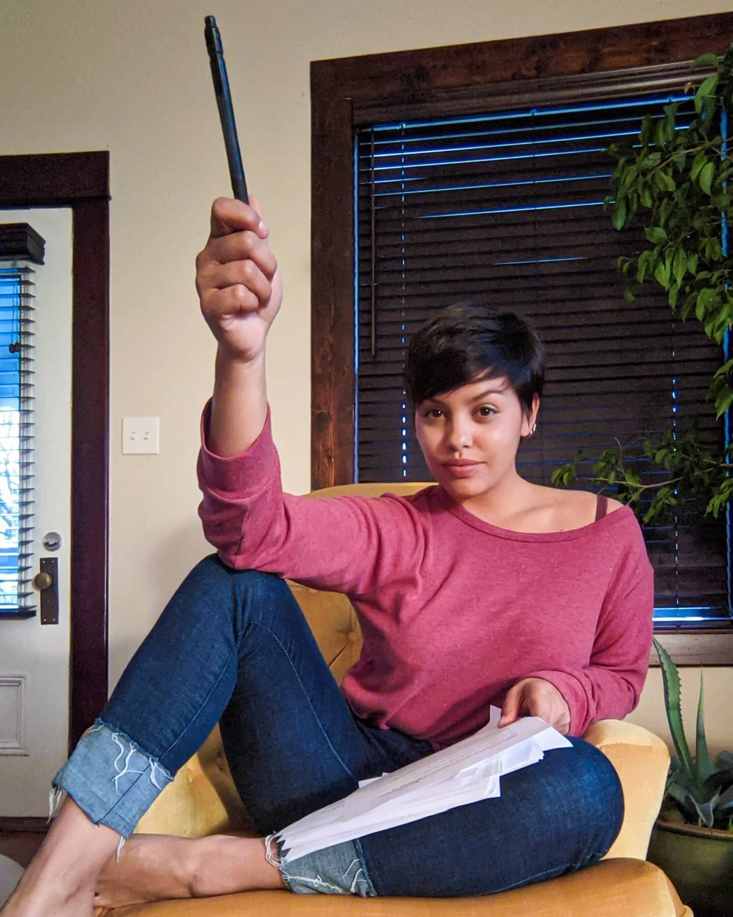 We may be in the digital age but the pen remains a mighty tool for novelists like myself. I'm currently in the hard copy edits phase, where I read my manuscript aloud to catch mistakes and make edits on a -- you guessed it -- hard copy. This is my se