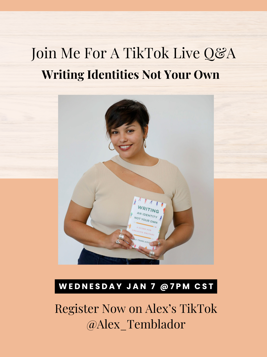 AMA TikTok LIVE: Writing Identities Not Your Own