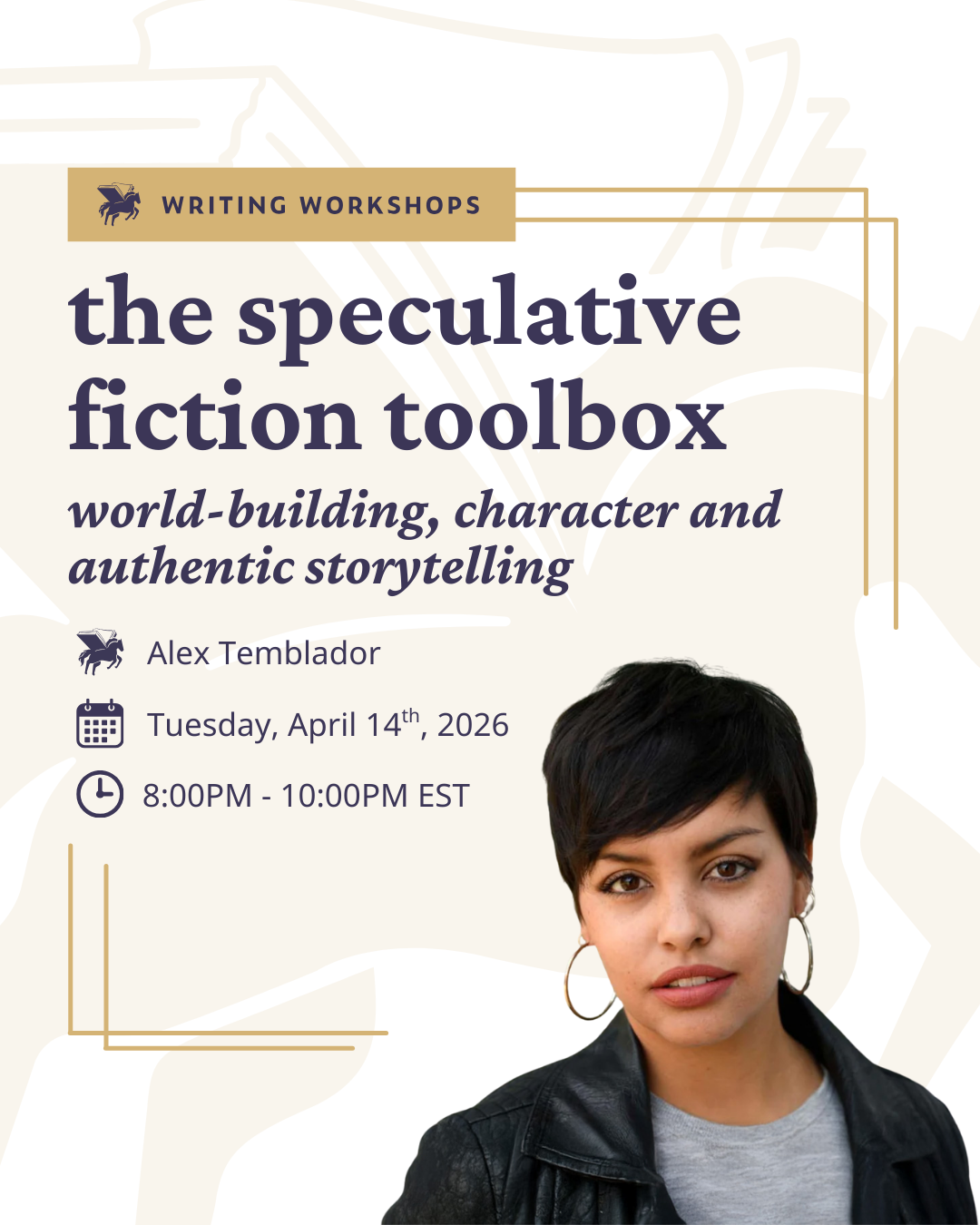 The Speculative Fiction Toolbox: World-Building, Character, and Authentic Storytelling Zoom Seminar