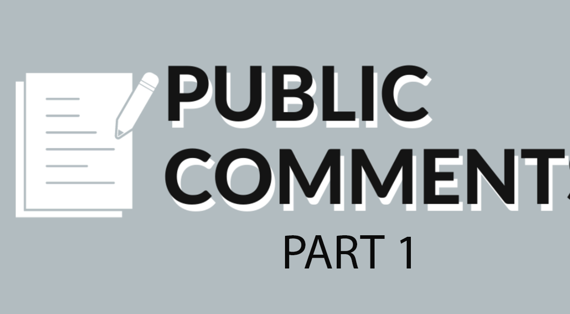 Nick Robinson - Public Comment: Part I – What is a Comprehensive Plan and why is it so important?