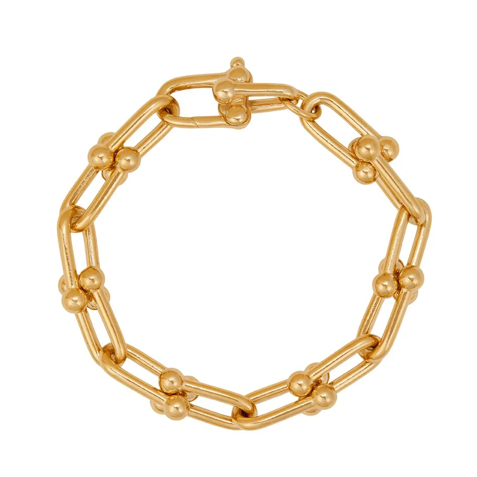 Gold Isabella Chain Bracelet -Large