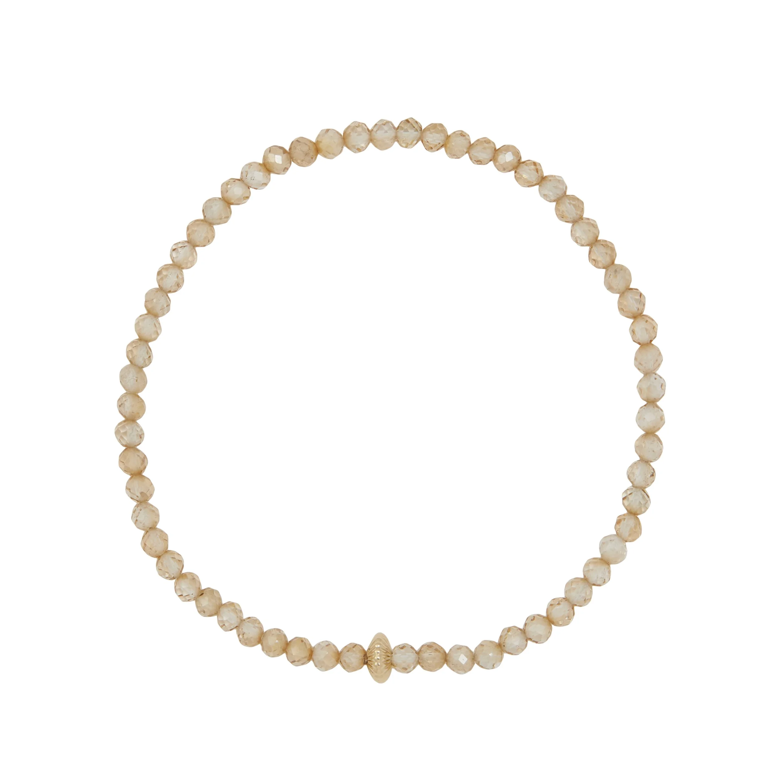 Natural Zircon Stretchy Bracelet