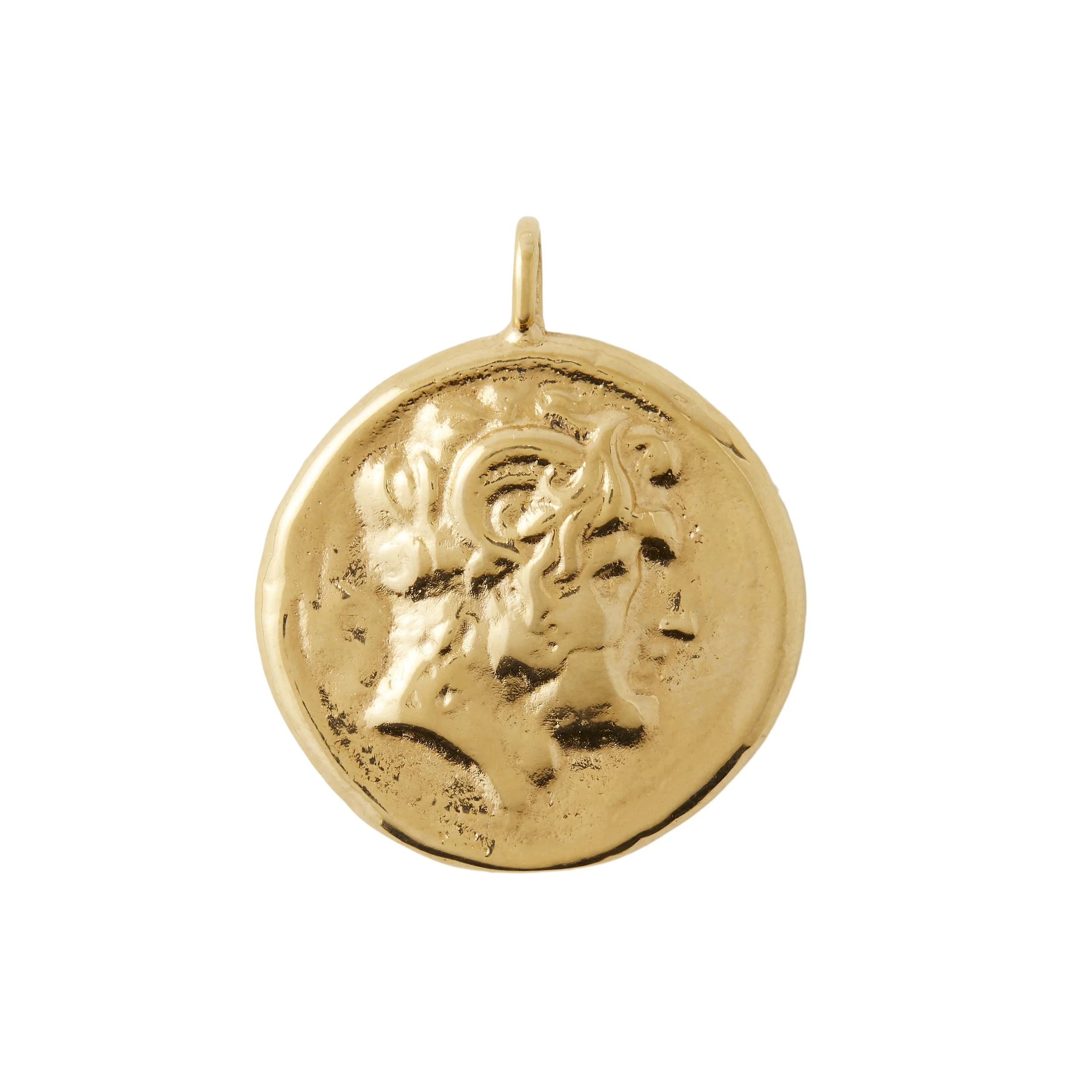 Gold Greek Roman Coin Pendant