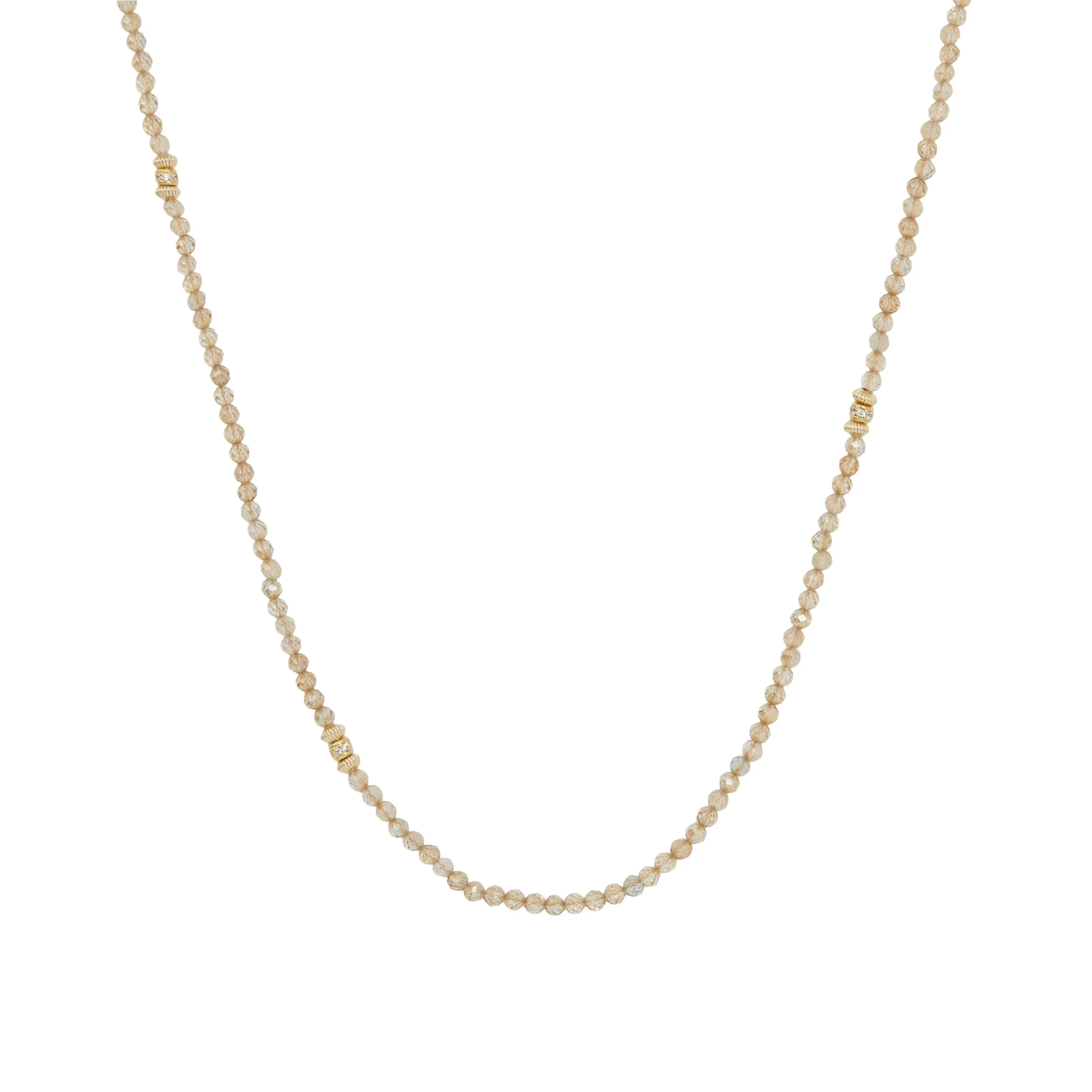 Natural Zircon Necklace