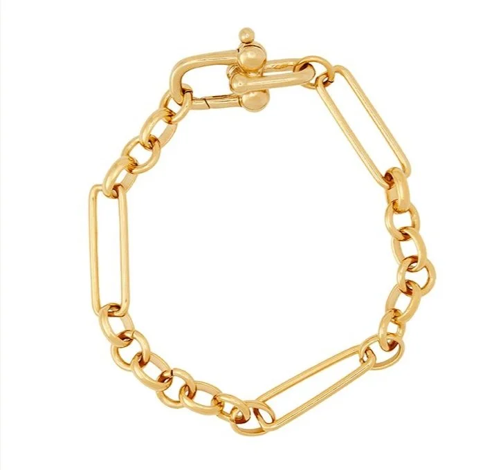 Gold Electra Chain Bracelet
