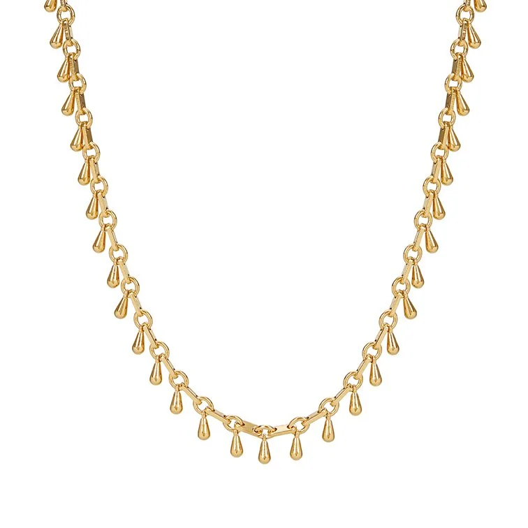 Gold Helena Chain Necklace