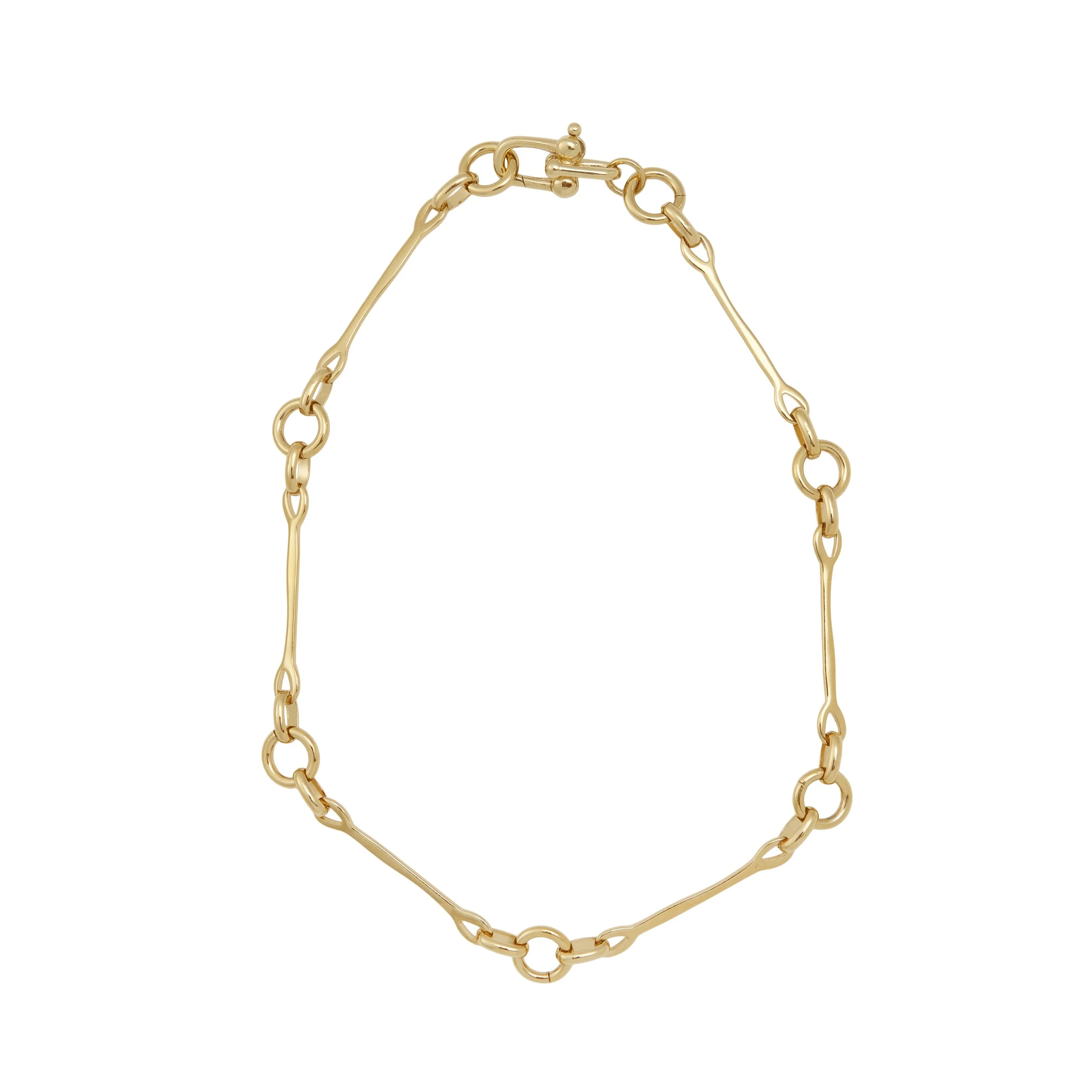 Gold Bo Chain Necklace