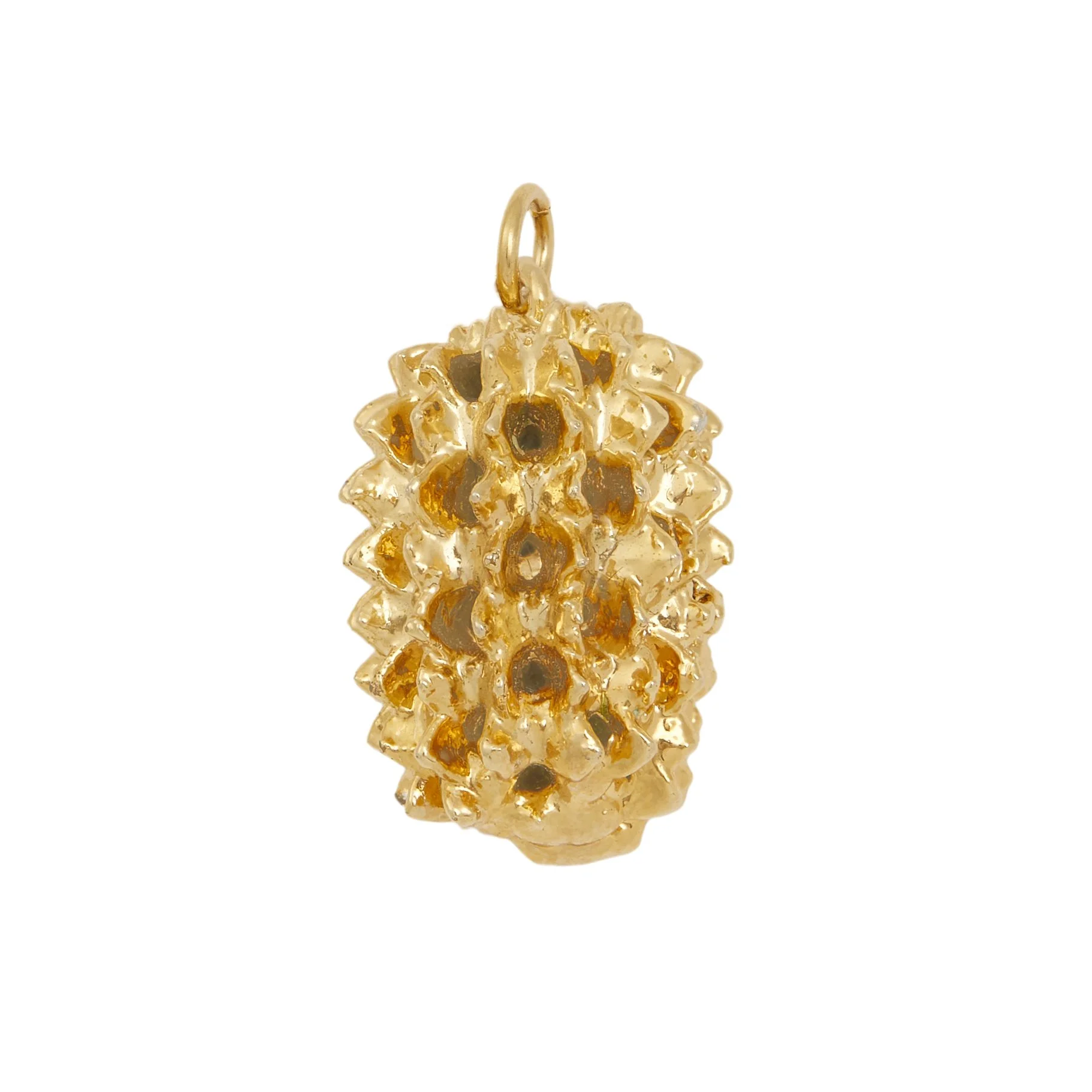 Gold Pinecone Pendant