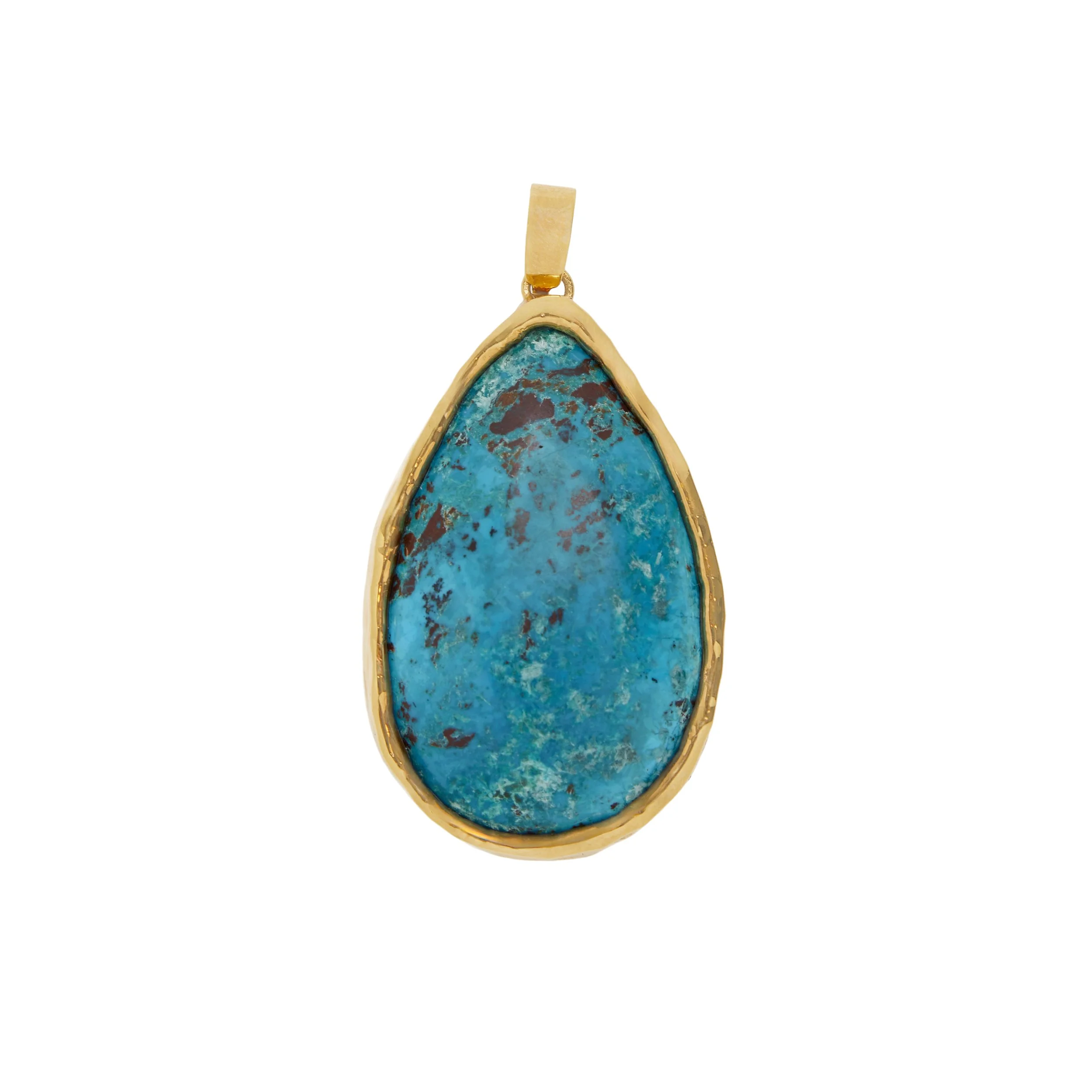 Chrysocolla Tear Drop Pendant
