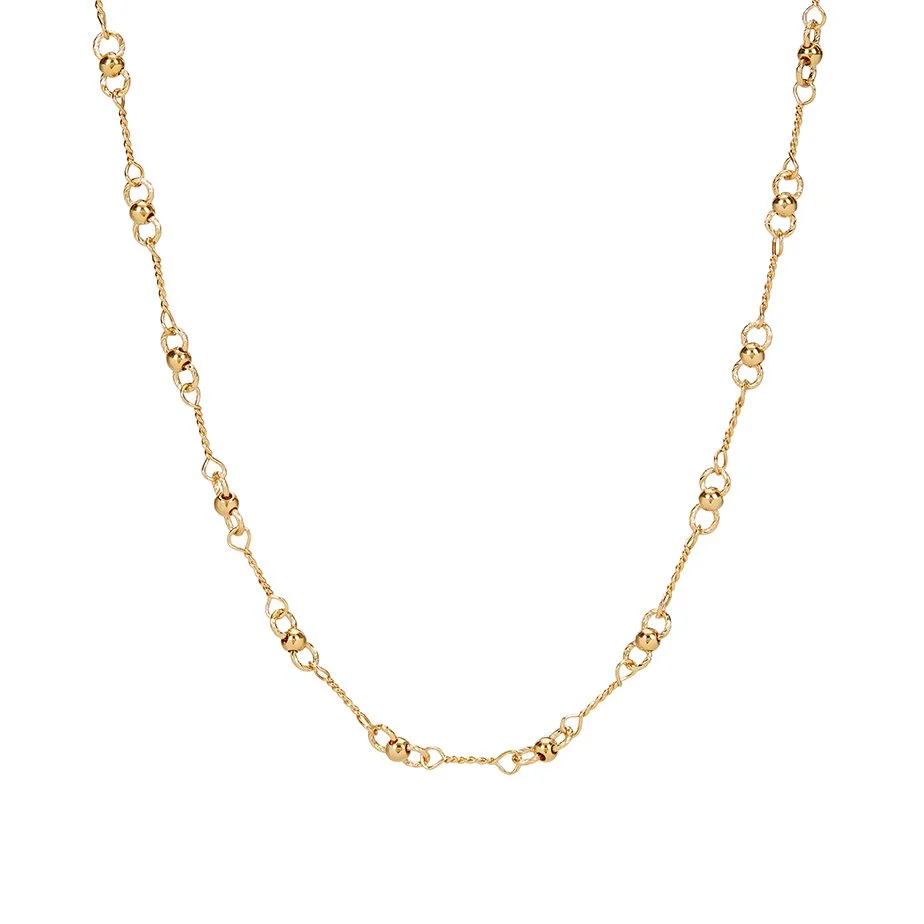 Gold Nova Chain Necklace