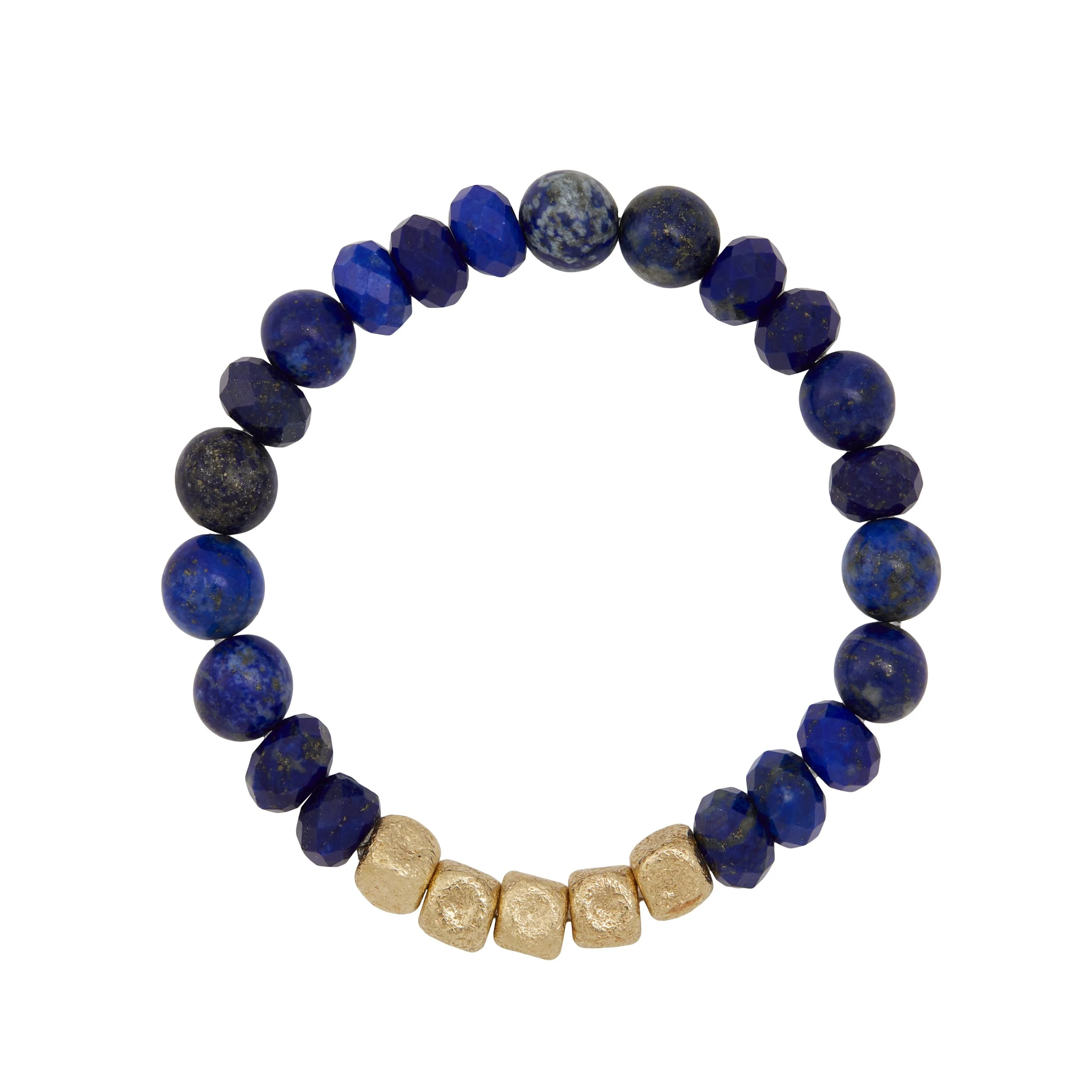 Lapis Stretchy Bracelet