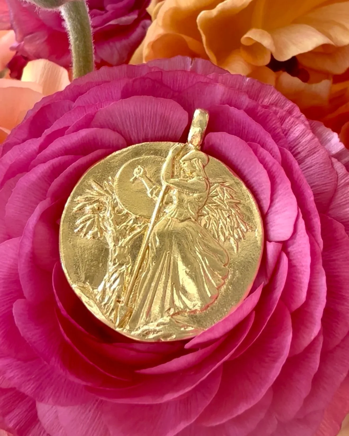 Goddess Minerva Pendant